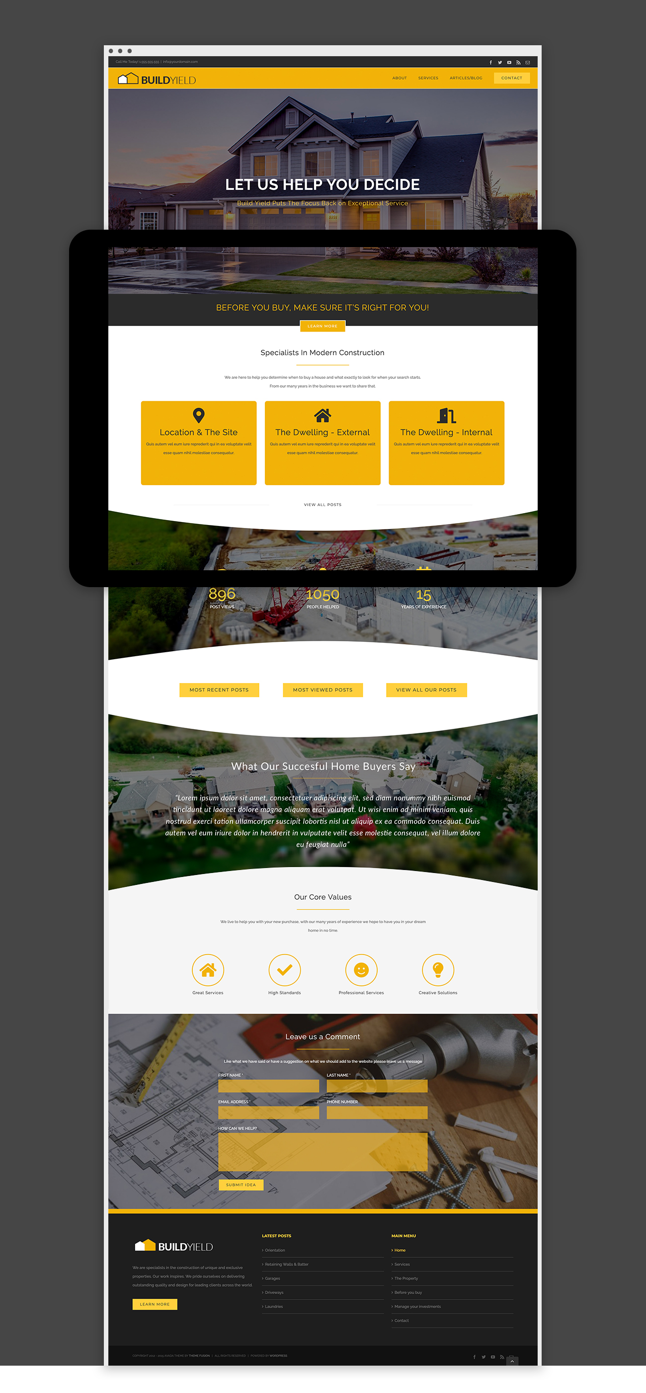 Build Yield Full Website
